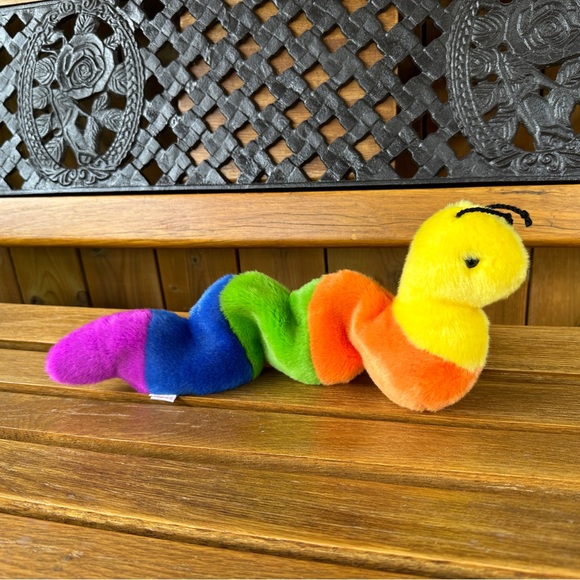 Inch the Inchworm - 1999 Ty The Original Beanie Buddies Collection 16” long - Picture 4 of 11